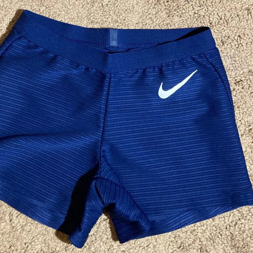 Nike Pro Elite Olympic Track & Field Running Shorts blue, sz XS Women NEW